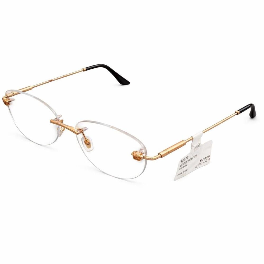 Versace Rimless Gold Eyeglasses (New w/ Tag 480 msrp)